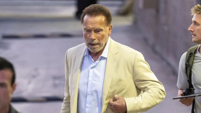  الممثل الأمريكي أرنولد شوارزنيغر