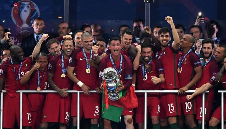 منتخب البرتغال بطل يورو 2016