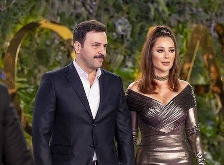 تيم حسن ووفاء الكيلاني في حفل Joy Awards