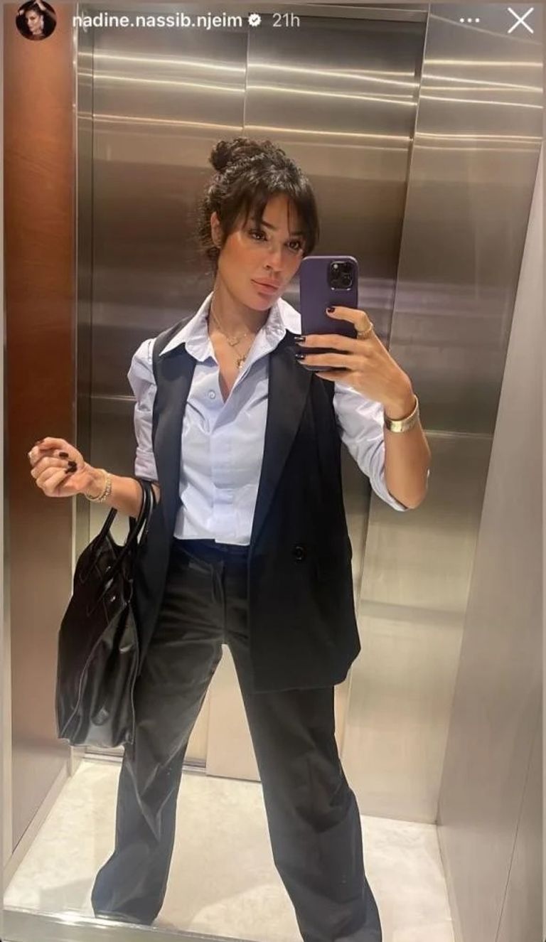 الفنانة اللبنانية نادين نسيب نجيم