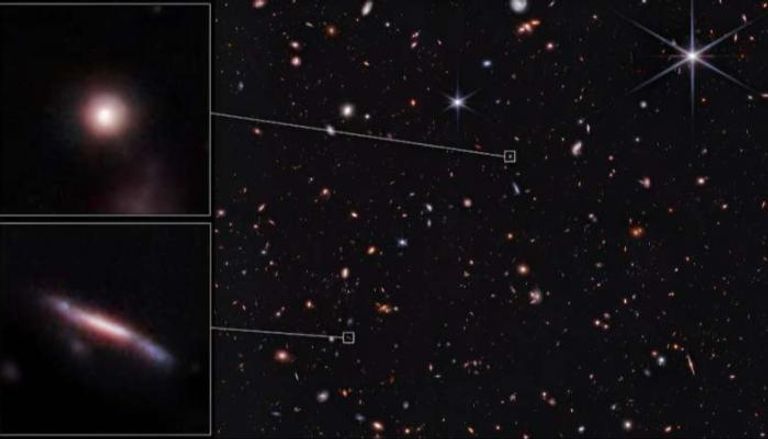 إمكانيات تلسكوب جيمس ويب ساعدت على كشف تفاصيل مجرات الكون المبكر