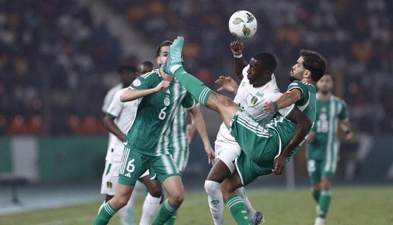 مباراة الجزائر وموريتانيا في كأس أمم أفريقيا 2023