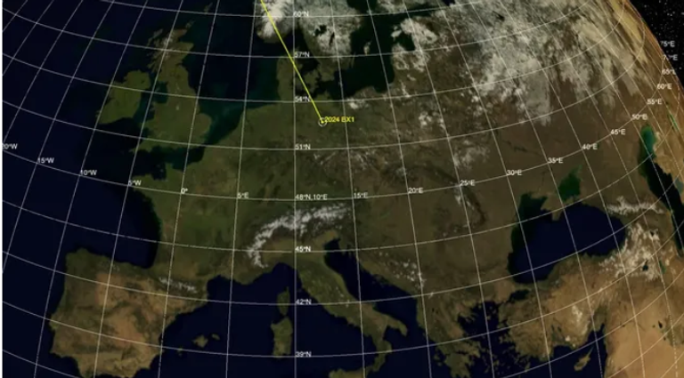 ناسا نجحت في تحديد موعد تحطم كويكب صغير فوق ألمانيا