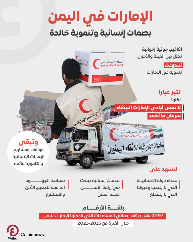 مساعدات إماراتية إنسانية لليمن