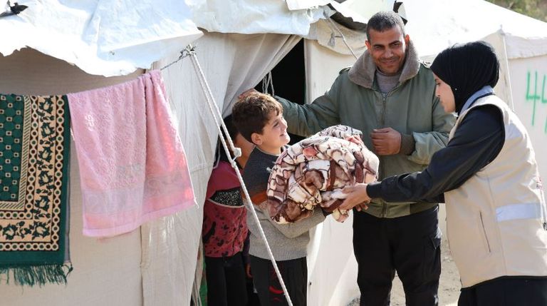 المساعدات الإماراتية إلى غزة