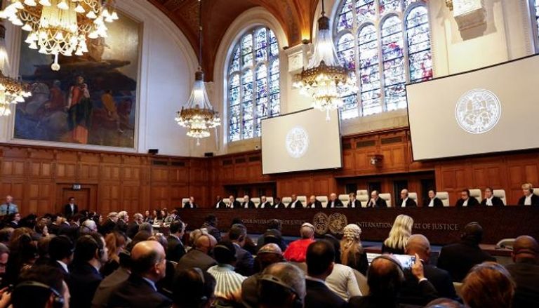 جلسة النطق بقرار محكمة العدل الدولية حول حرب غزة