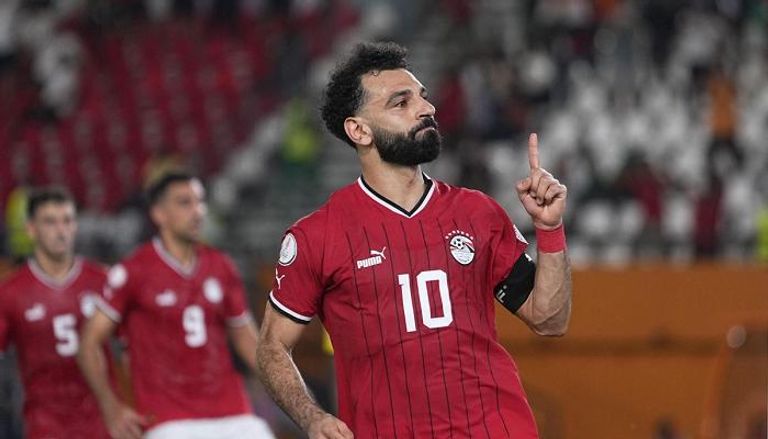 محمد صلاح مهاجم منتخب مصر