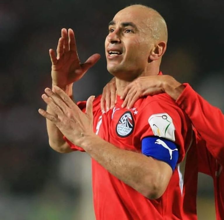 حسام حسن نجم منتخب مصر محمد صلاح مهاجم منتخب مصر