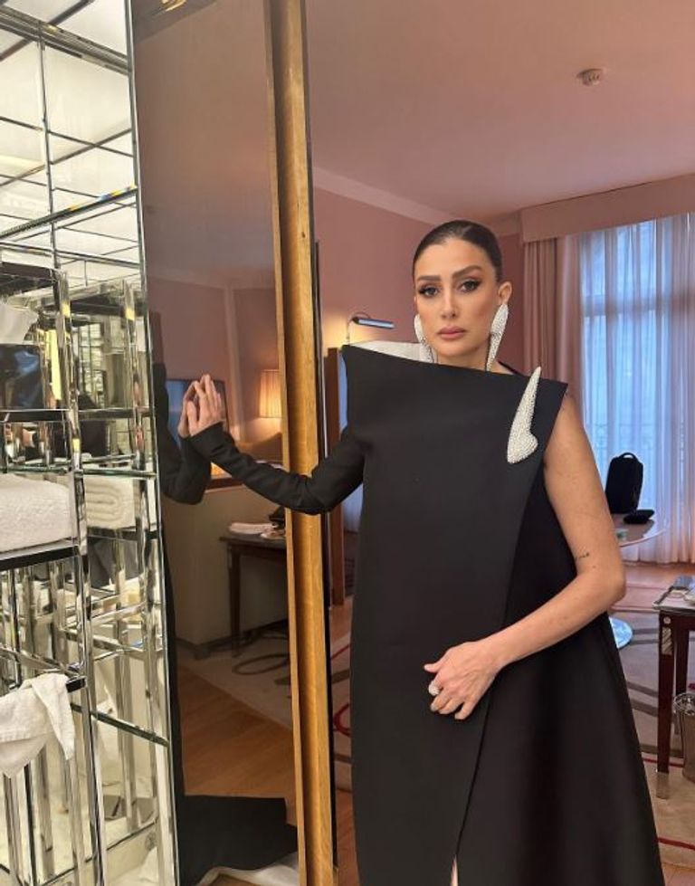 أمينة خليل في أسبوع الموضة