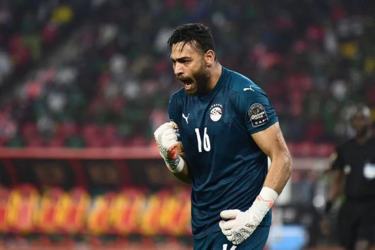 محمد أبو جبل محمد الشناوي حارس منتخب مصر