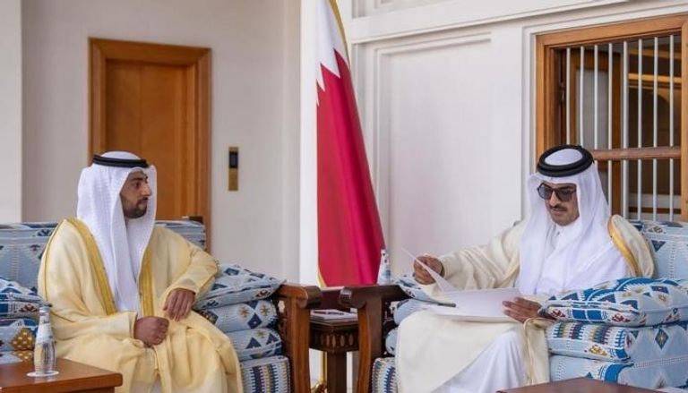 أمير قطر يتلقى دعوة رئيس الإمارات للمشاركة في القمة العالمية للحكومات 2024