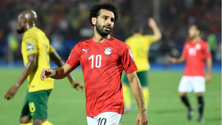 محمد صلاح في مباراة مصر وجنوب أفريقيا في كأس أمم أفريقيا 2019 منتخب السنغال في كأس أمم أفريقيا 2023