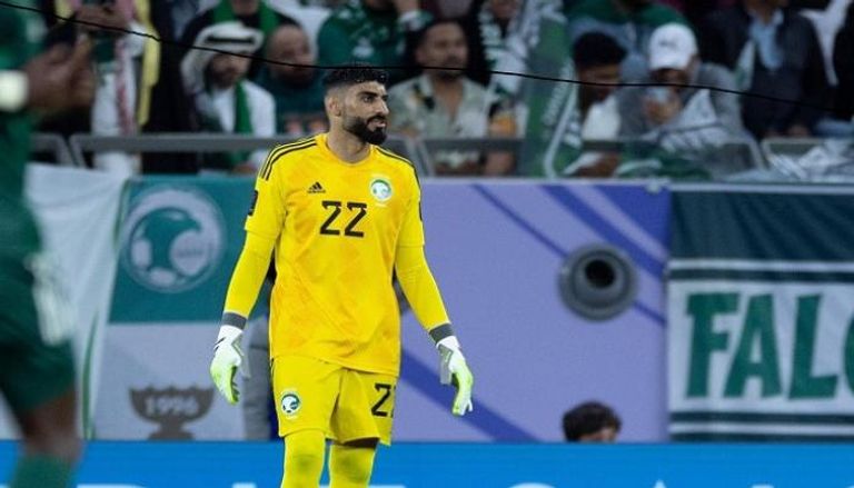 أحمد الكسار حارس مرمى المنتخب السعودي