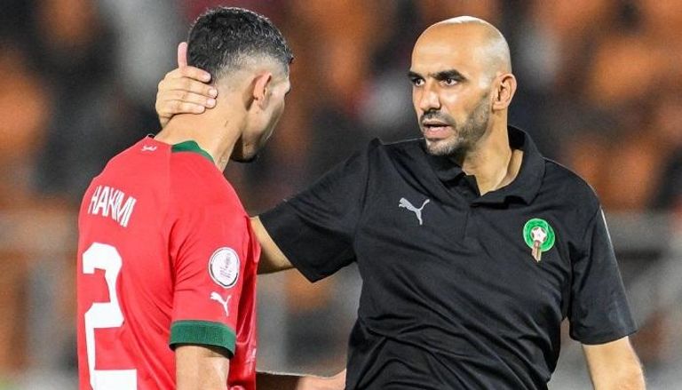 وليد الركراكي مدرب منتخب المغرب