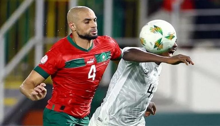 سفيان أمرابط لاعب منتخب المغرب