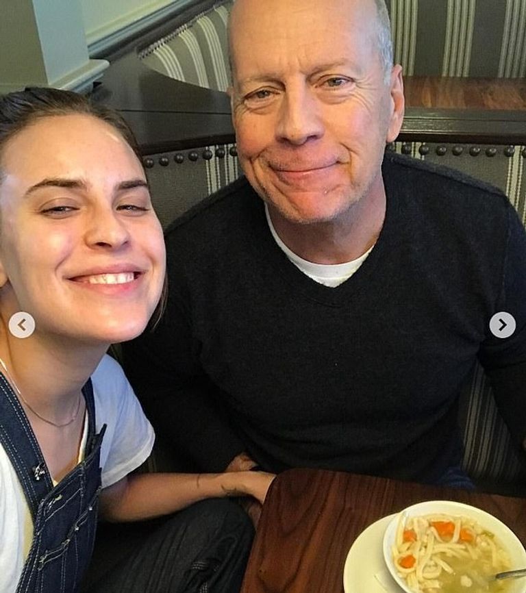 بروس ويليس مع ابنته