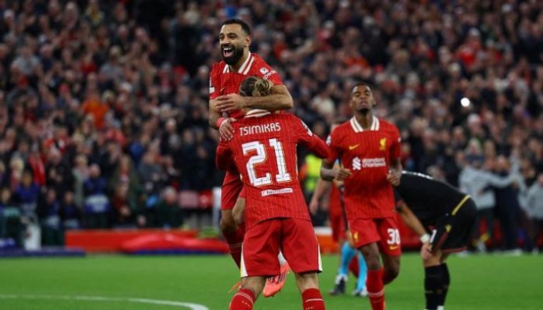 محمد صلاح نجم ليفربول أمام بولونيا