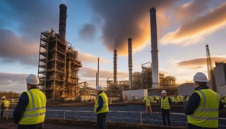 انبعاثات الكربون في بريطانيا مشروع HyNet لالتقاط الكربون