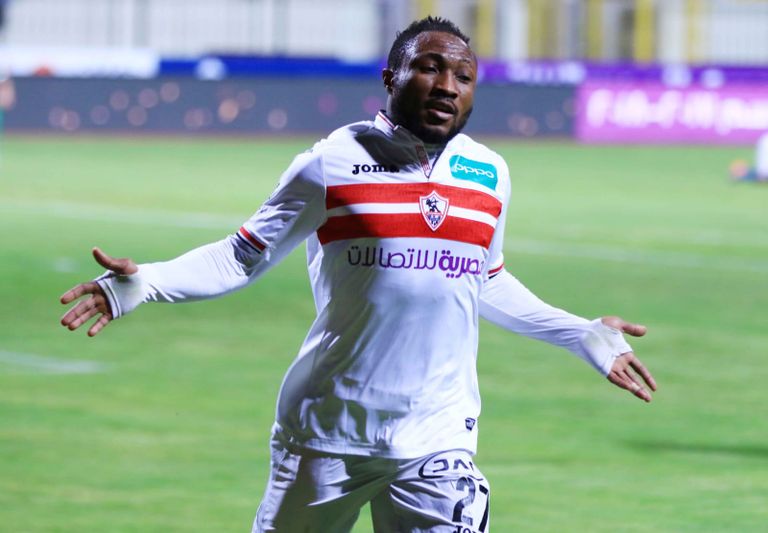 أشيمبونغ مهاجم الزمالك السابق فريق الزمالك المصري