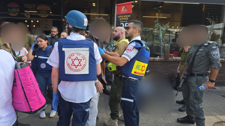 موقع الهجوم في بئر سبع