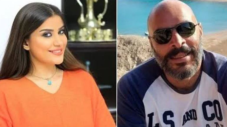 أميرة شنب وزوجها