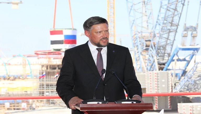 أعمال تركيب مصيدة قلب المفاعل للوحدة النووية بالضبعة