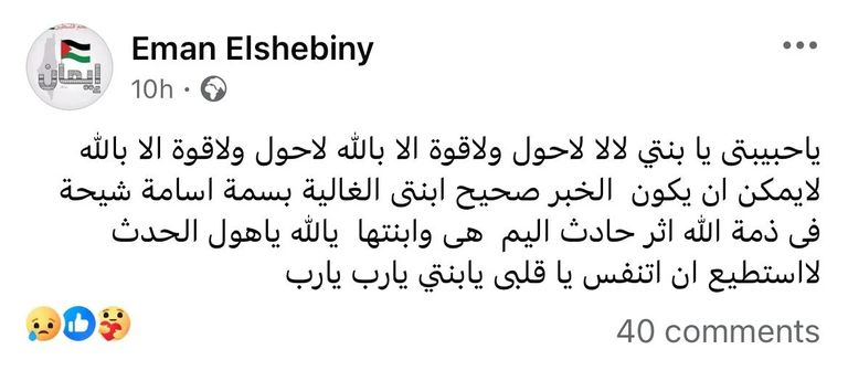 بسمة شيحة وابنتها