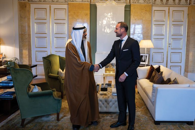 ولي عهد أبوظبي وولي عهد النرويج