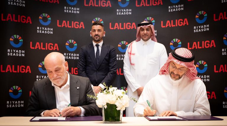 شراكة موسم الرياض والدوري الإسباني شراكة موسم الرياض والدوري الإسباني