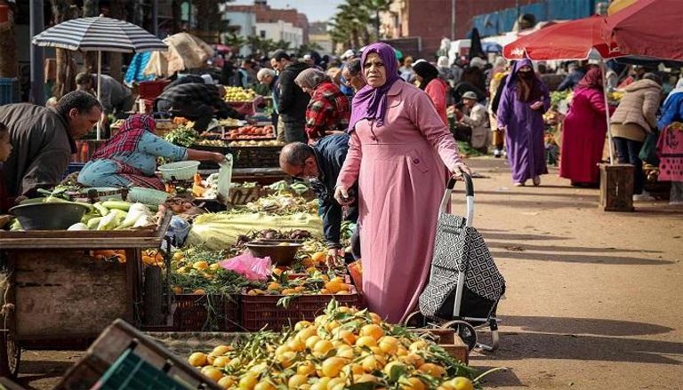 سوق خضراوات وفواكه في المغرب - أرشيفية