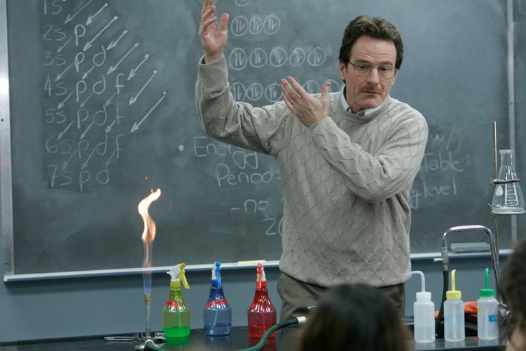 مشهد من مسلسل بريكنج باد