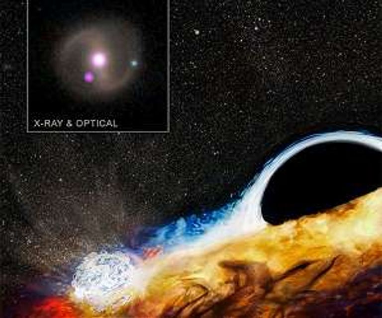 رسم توضيحي للمطاردة الفضائية