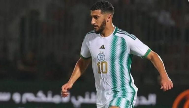 سعيد بن رحمة لاعب منتخب الجزائر