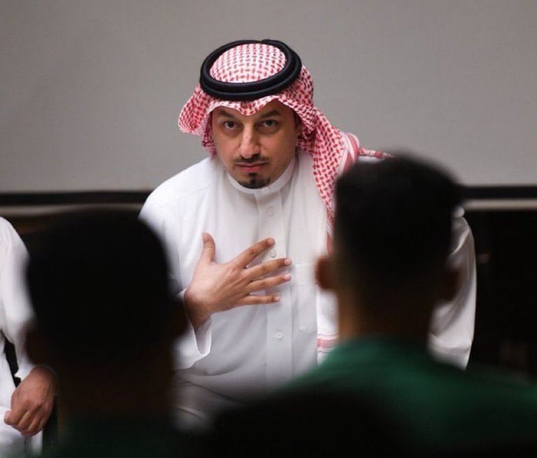 ياسر المسحل روبرتو مانشيني مدرب المنتخب السعودي