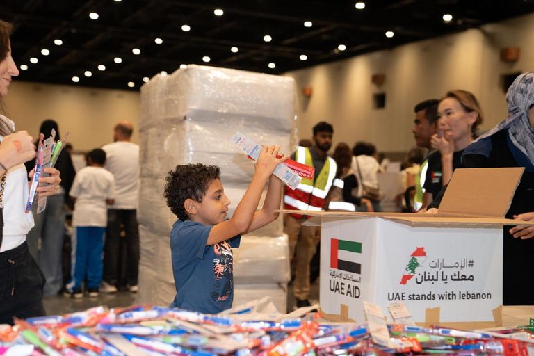 المساعدات الإماراتية إلى لبنان