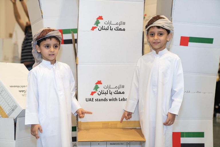 المساعدات الإماراتية إلى لبنان