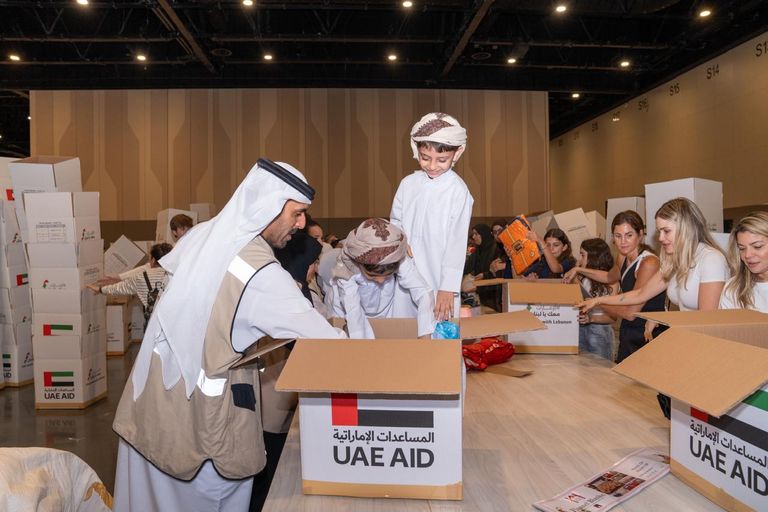 المساعدات الإماراتية إلى لبنان