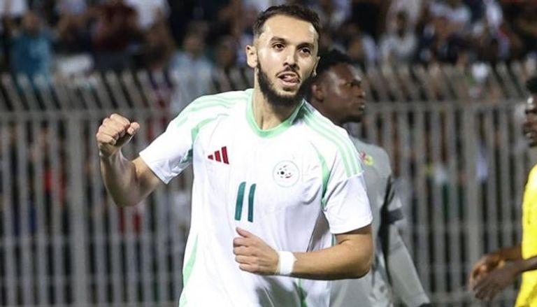 أمين غويري نجم منتخب الجزائر