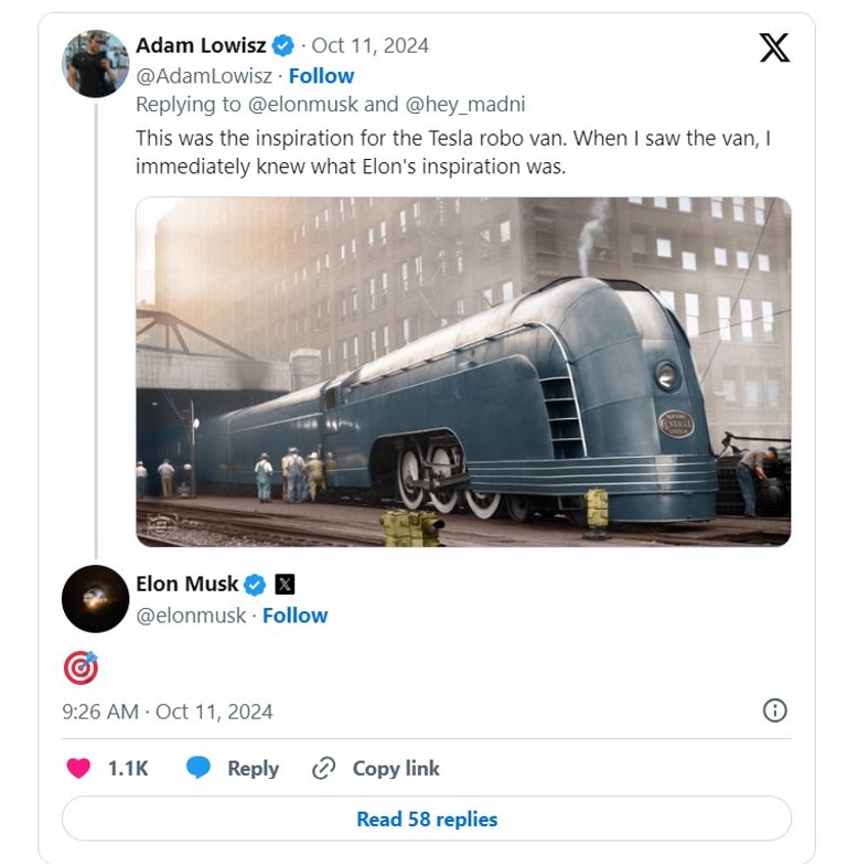 روبوفان القطار المستوحى منه تصميم روبوفان