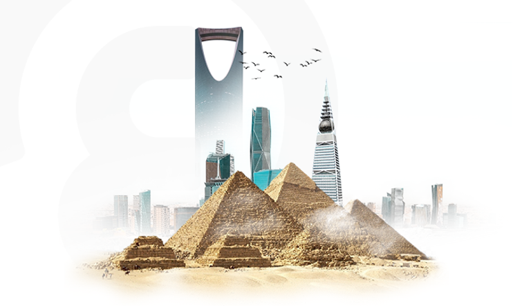 الرئيس المصري عبدالفتاح السيسي يستقبل الأمير محمد بن سلمان في قصر الاتحادية