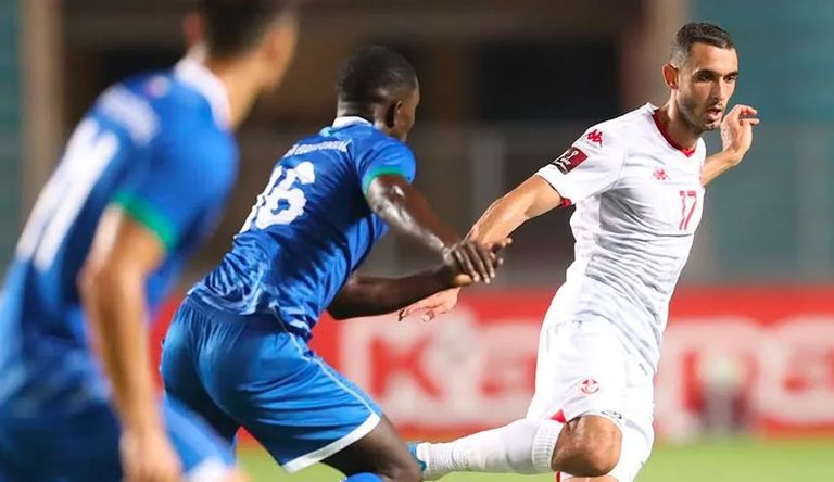 إلياس السخيري تونس ضد جزر القمر