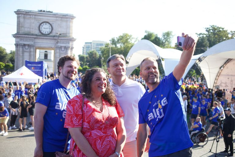 ماراثون سابق لدعم انضمام مولدوفا إلى الاتحاد الأوروبي