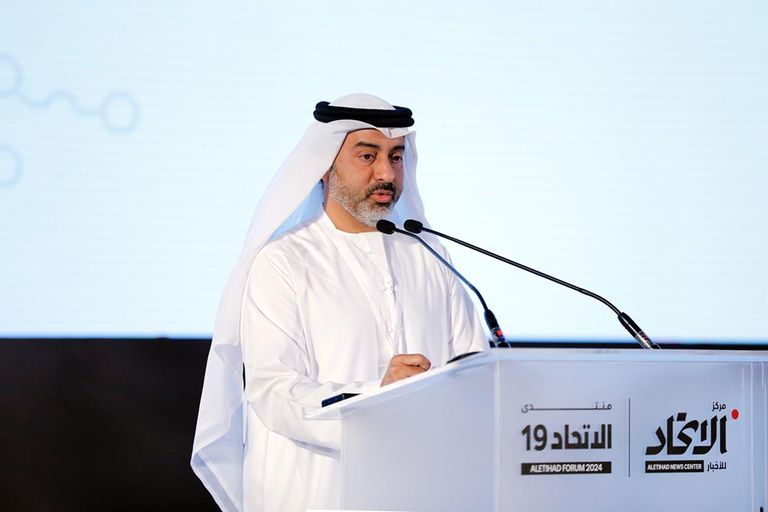 الدكتور حمد الكعبي الرئيس التنفيذي لمركز الاتحاد للأخبار فعاليات منتدى الاتحاد السنوي لعام 2024