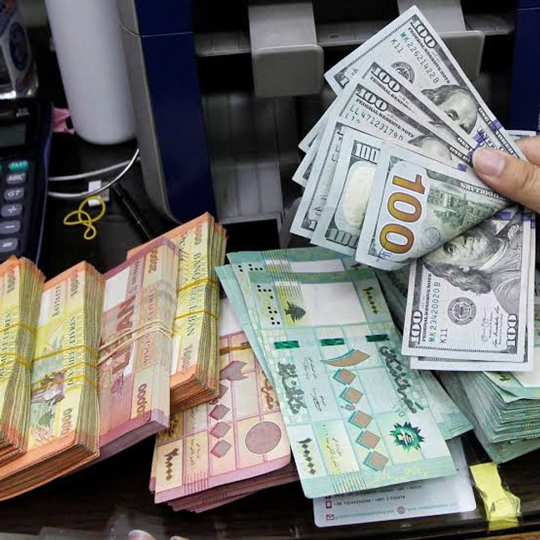 الليرة اللبنانية مقابل الدولار  - أرشيفية