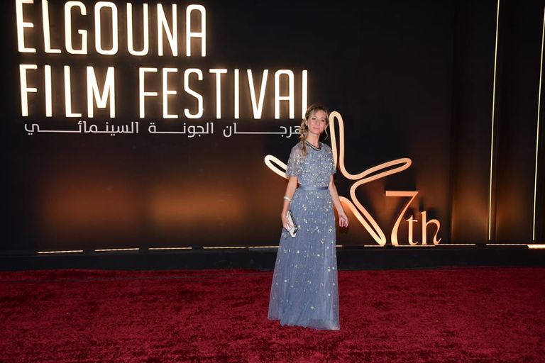 مي سليم في حفل افتتاح مهرجان الجونة السينمائي