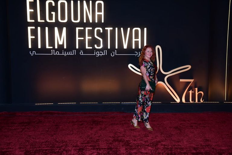 مي سليم في حفل افتتاح مهرجان الجونة السينمائي