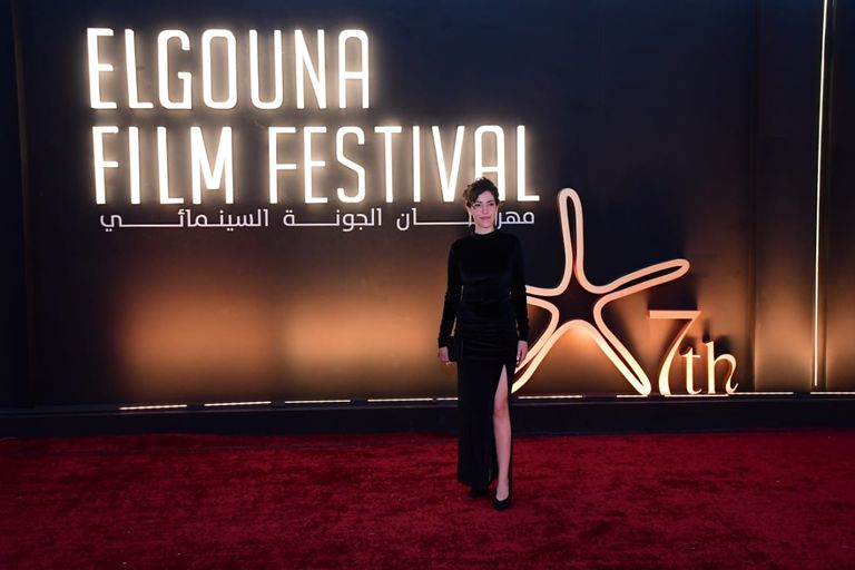 مي سليم في حفل افتتاح مهرجان الجونة السينمائي