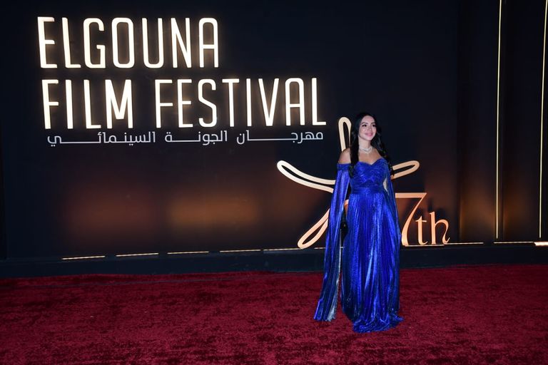 مي سليم في حفل افتتاح مهرجان الجونة السينمائي