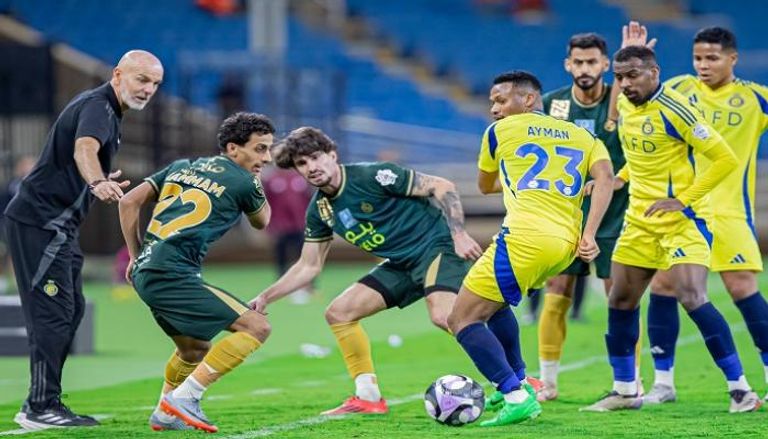 النصر ضد الخلود في الدوري السعودي