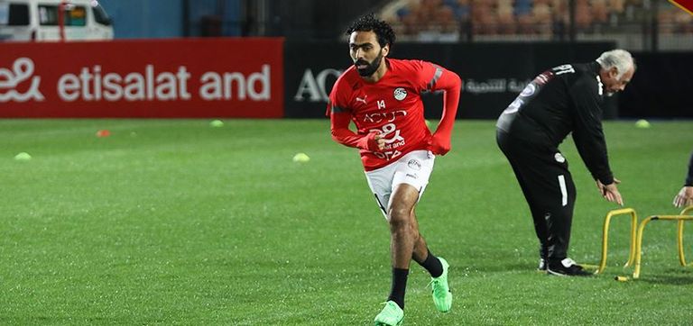 حسين الشحات أثناء حواره مع